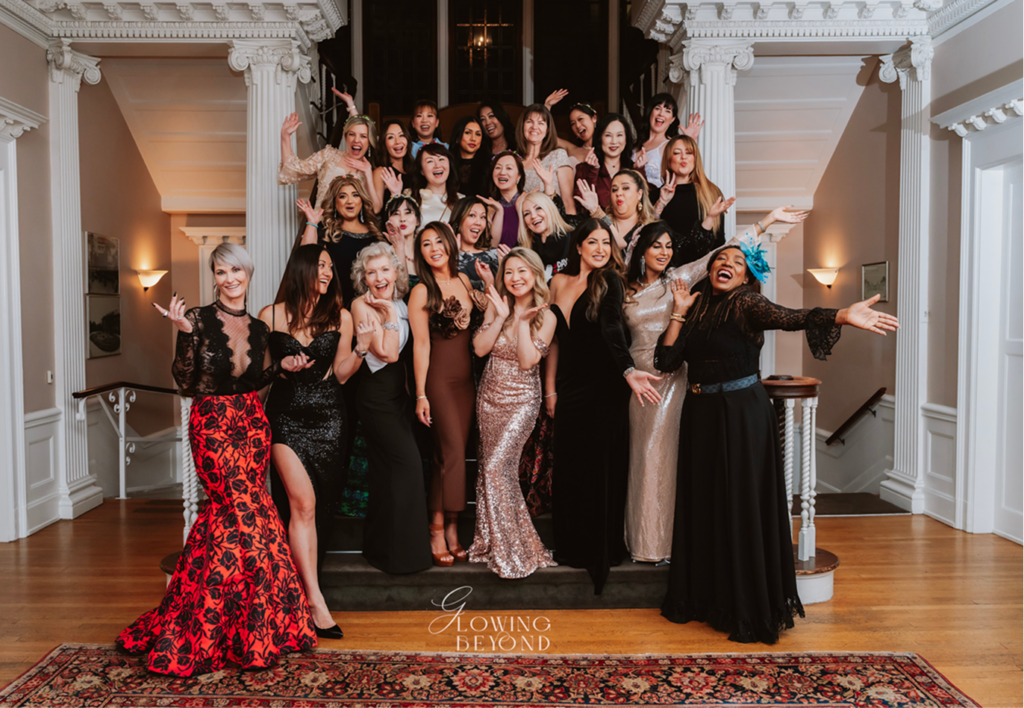 Denise lin Photography supporting women networking glowing beyond gala